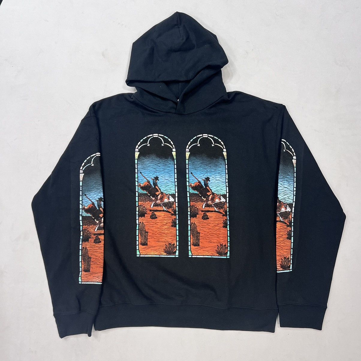 Who Decides War Who Decides War x EST Gee Stained Glass Black Hoodie Size US XL / EU 56 / 4 - 1 Thumbnail