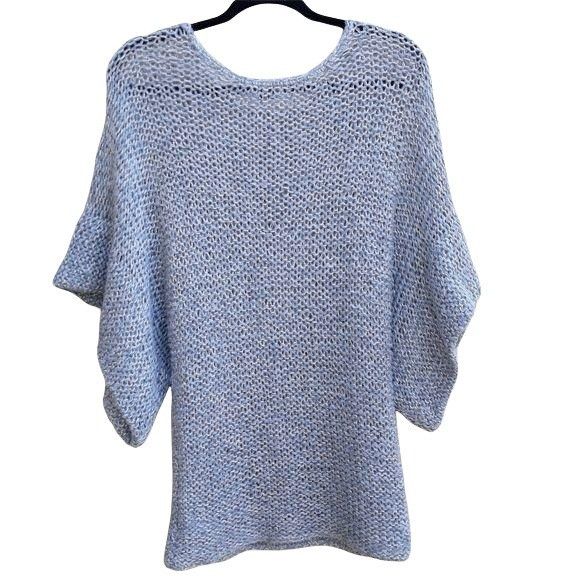 Theory Theory Davini Zebra Sweater Sz S Gray Gold Alpaca Wool Marle Size S / US 4 / IT 40 - 9 Thumbnail