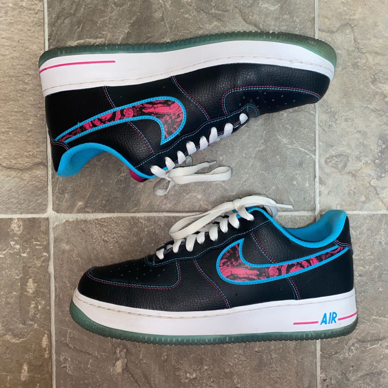 Nike Air Force 1 ‘Miami nights’ Size US 9 / EU 42 - 1 Thumbnail