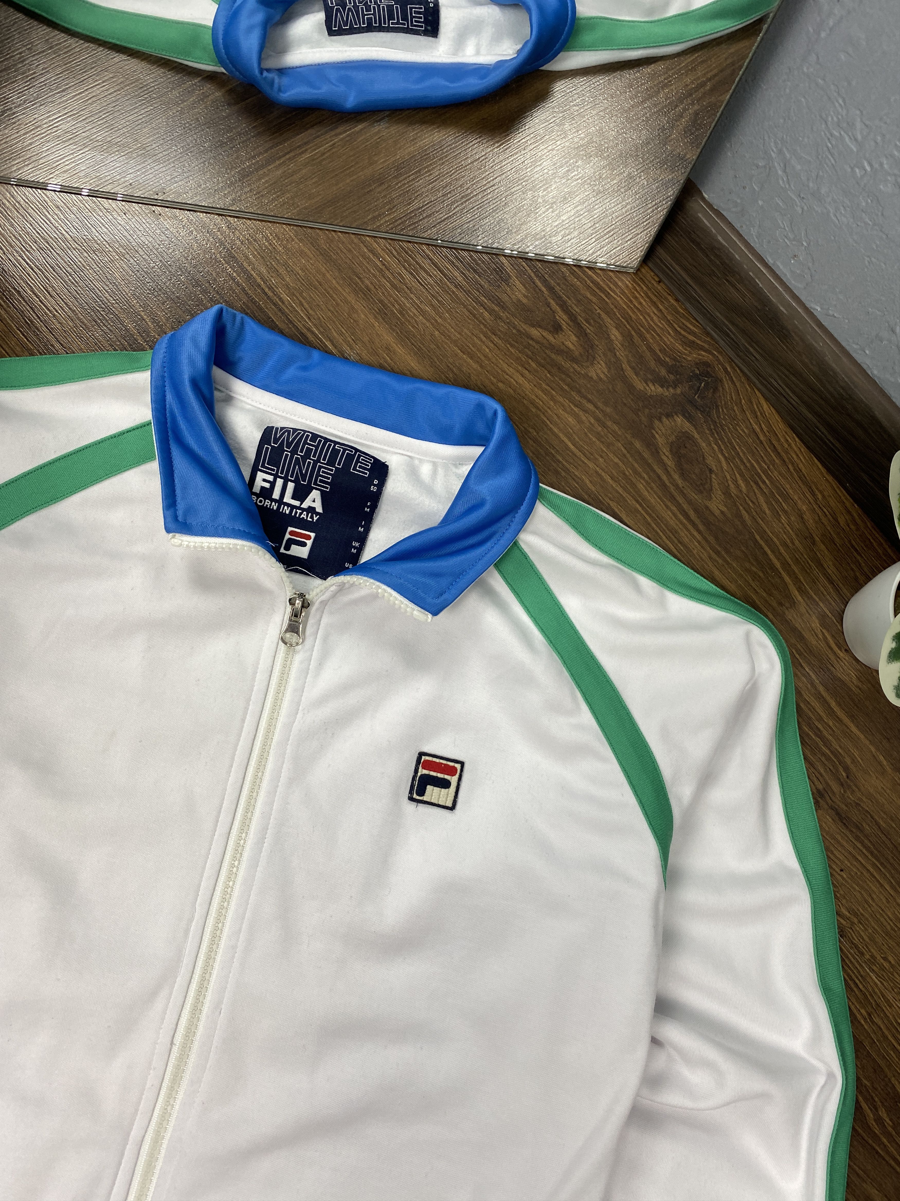 Fila × Vintage Fila White Line vintage track top jacket y2k Size US M / EU 48-50 / 2 - 2 Thumbnail