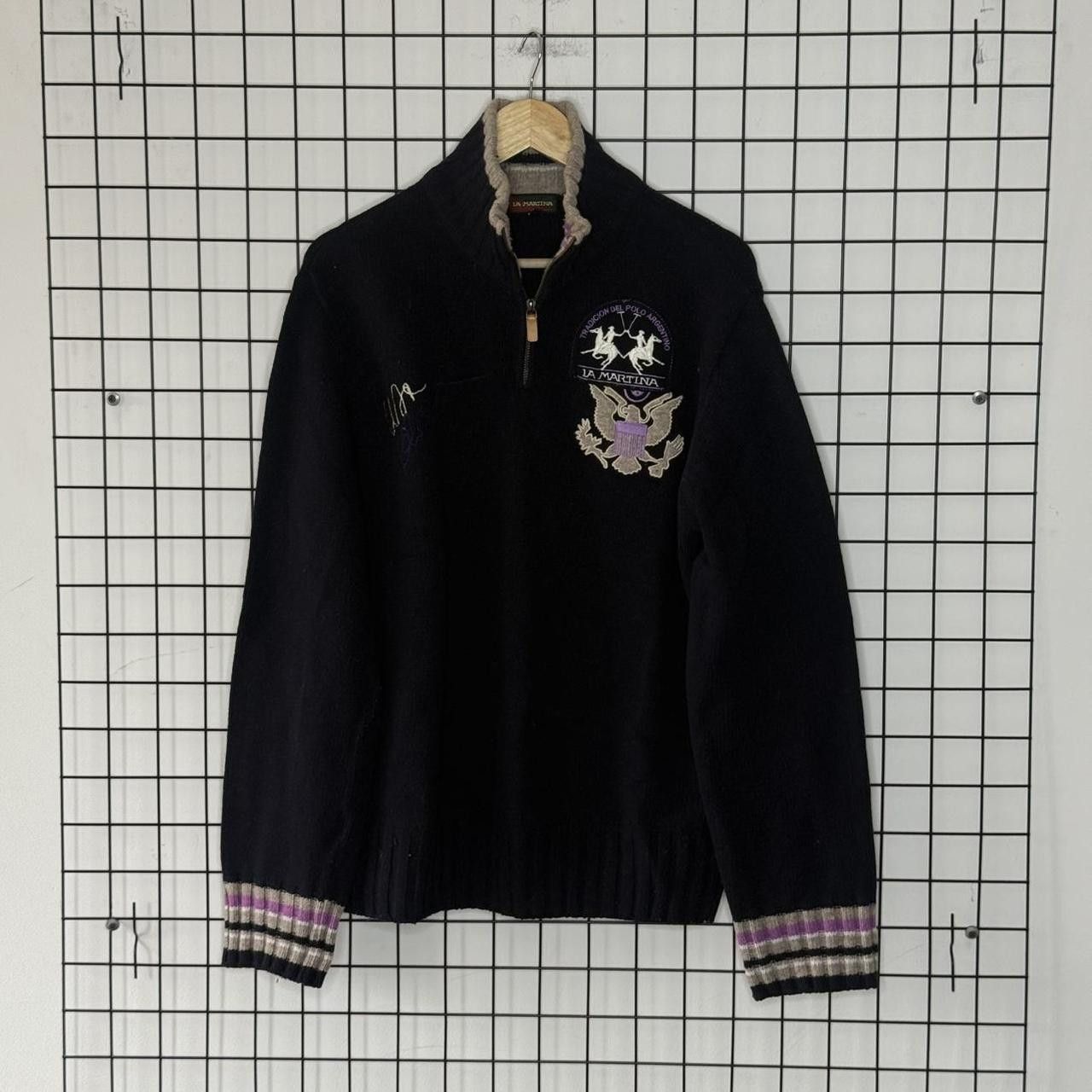 La Martina La Martina Vintage Half Zip Jumper Navy Size US L / EU 52-54 / 3 - 1 Thumbnail