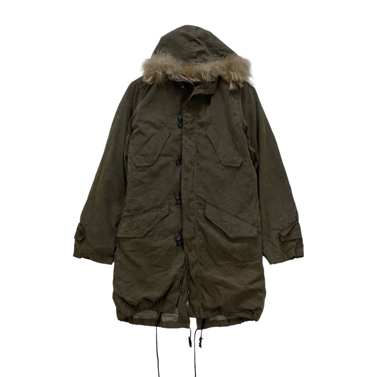 Japanese Brand Shama You Must Not Forget It Faux Fur Parka Field Jackets Size S / US 4 / IT 40 - 1 Thumbnail