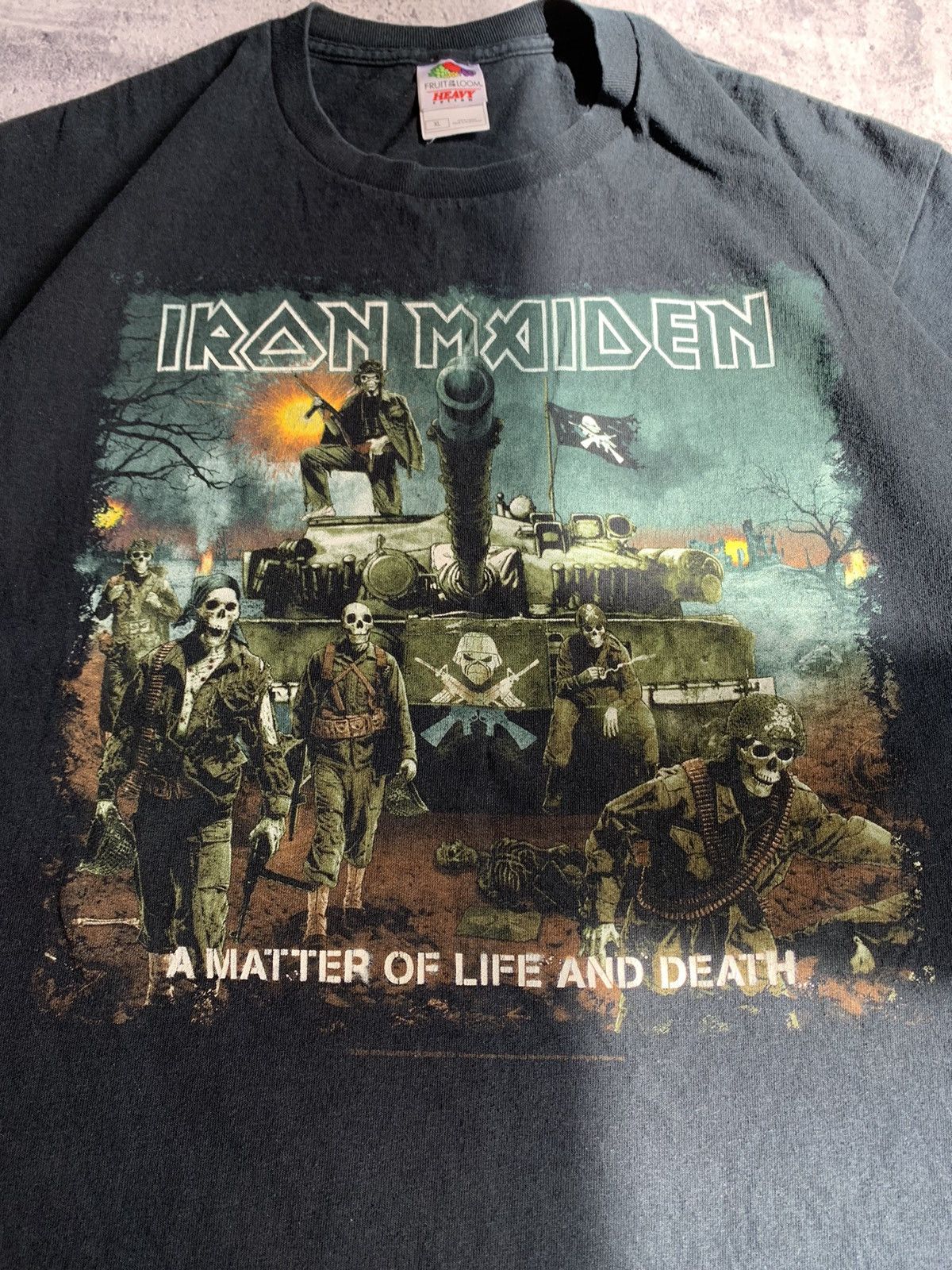 Band Tees × Iron Maiden × Vintage 2006 Iron Maiden A Matter of Life And Death Tour T-Shirt Size US XL / EU 56 / 4 - 7 Thumbnail