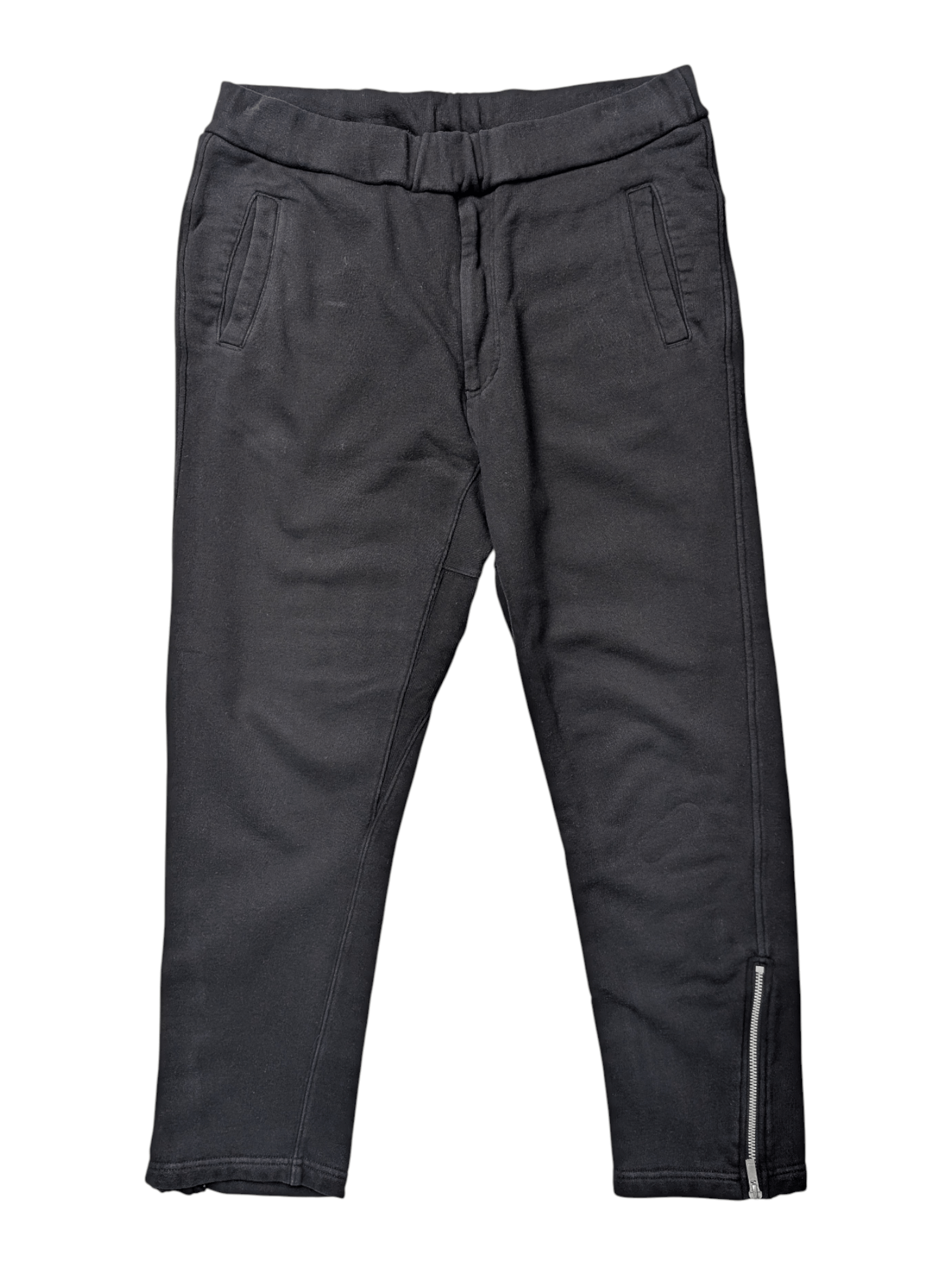 CABANE de ZUCCa Cabane De Zucca Black Joggers With Zipper Ends Size US 32 / EU 48 - 1 Thumbnail