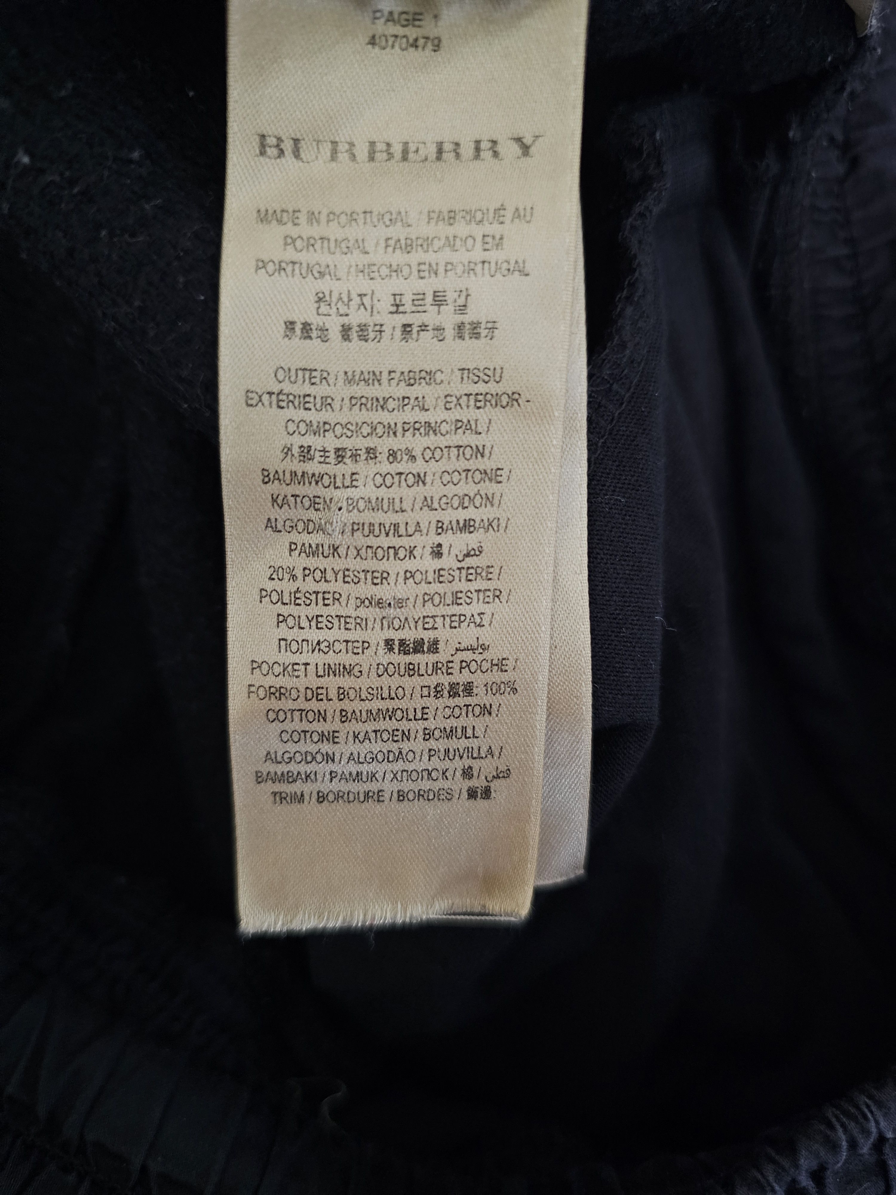 Burberry BURBERRY Men's Embroidered Sweatpants Size M Size US 31 - 5 Thumbnail