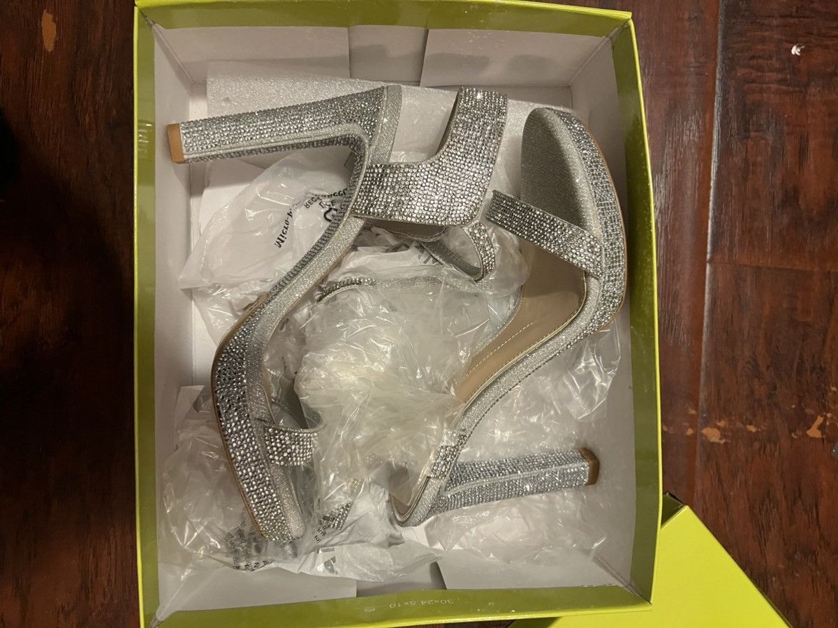 Other Gianni Bini Silver Rhinestone Heels – Women’s Size 10 Size US 10 / IT 40 - 4 Thumbnail
