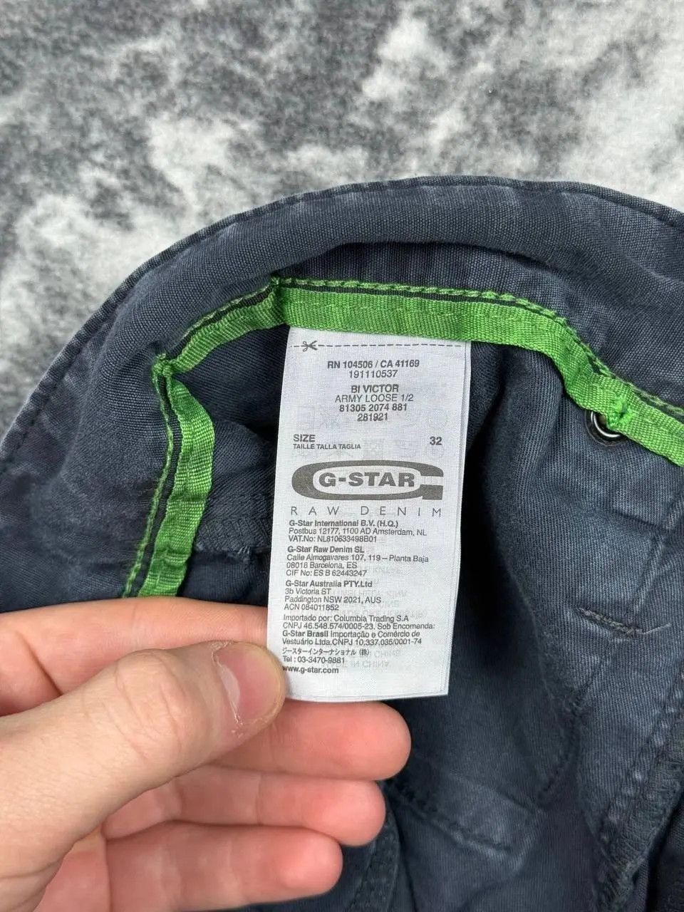 G-Star G Star Raw Bl Victor Army Loose 1/2 Shorts Size US 32 / EU 48 - 6 Thumbnail