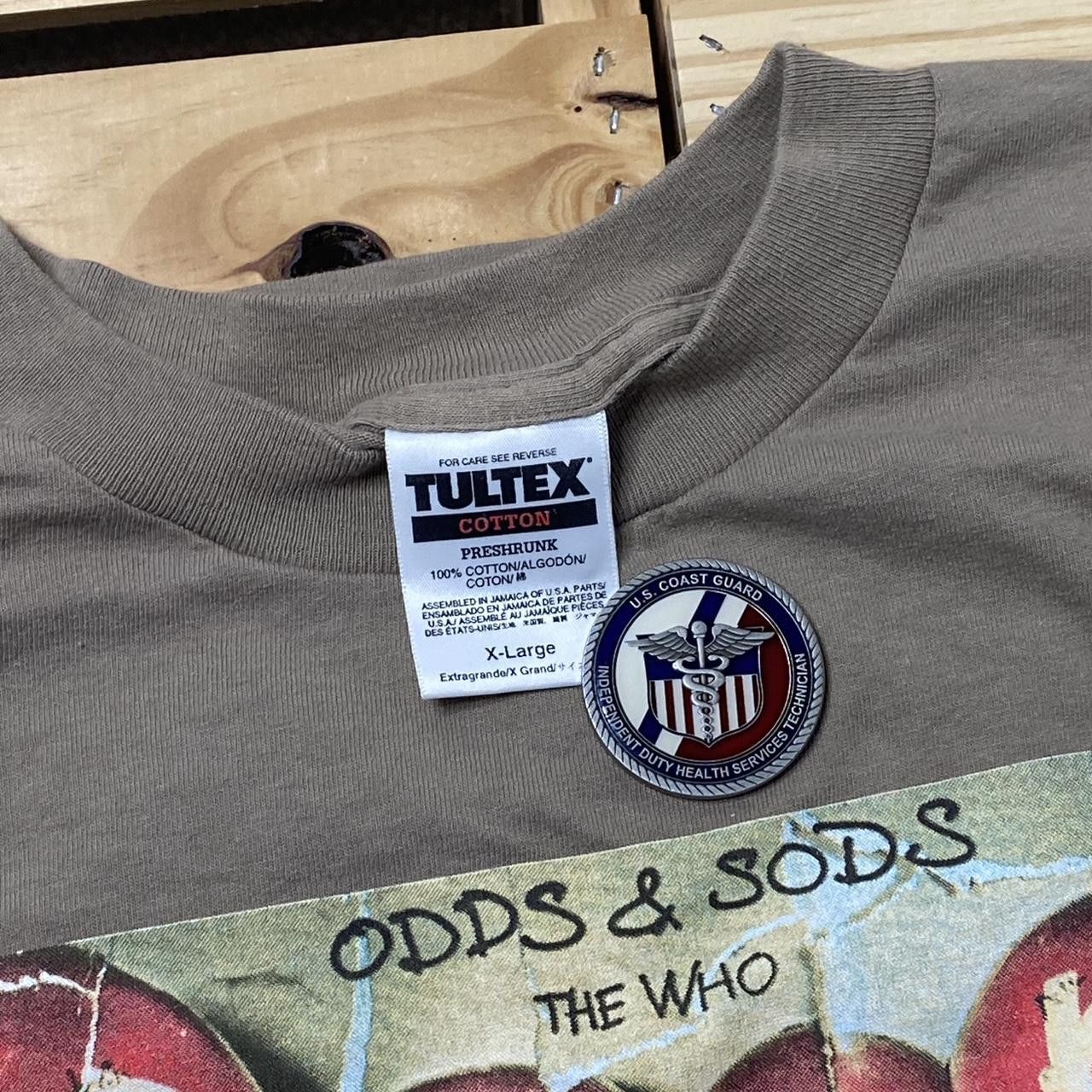 Tultex Vintage The Who Odds & Sods Tan Band Tee Size XL Size US XL / EU 56 / 4 - 4 Thumbnail