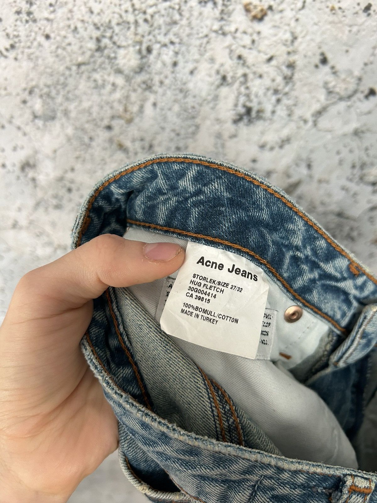 Acne Studios Vintage Acne Jeans Hug Fletch Denim 90s Grunge Punk Rock Size US 27 - 7 Thumbnail