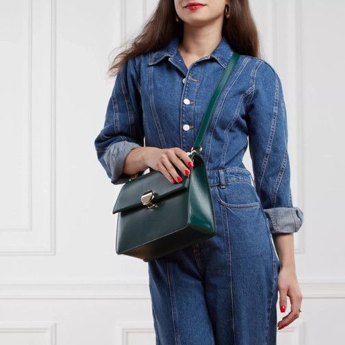 Chloe o1loc1c0625 Size: OS / Penelope Medium Flap Bag Marble Green Size ONE SIZE - 4 Thumbnail