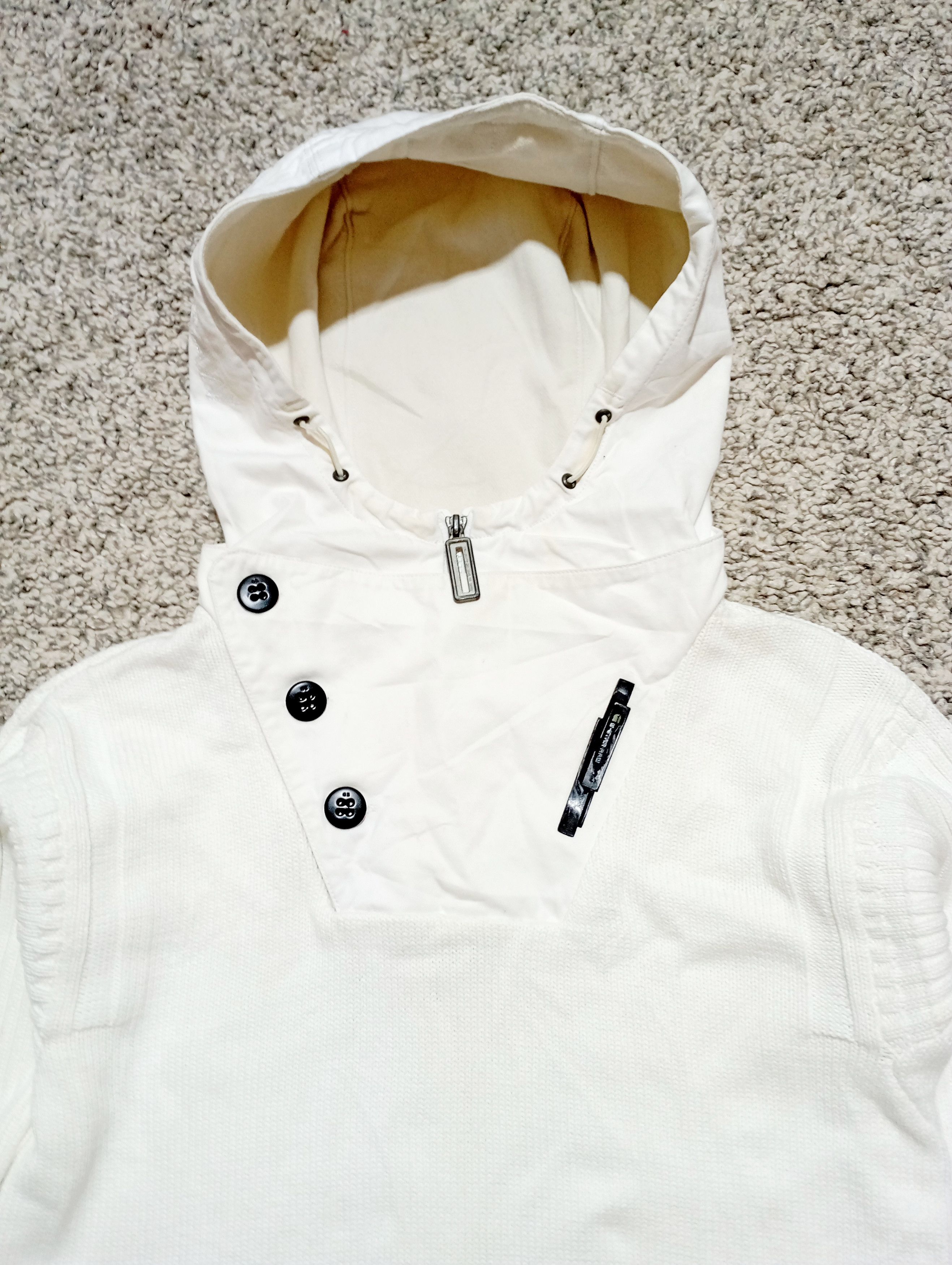 G-Star Vintage Gstar Raw Luca Hooded Knit Sweater Size US M / EU 48-50 / 2 - 3 Thumbnail