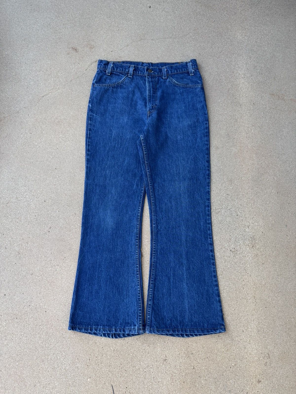 Levi's Vtg 80’s Levi’s 646 Orange Tab Bellbottom Flare Jeans 32x28 Size US 32 / EU 48 - 1 Thumbnail