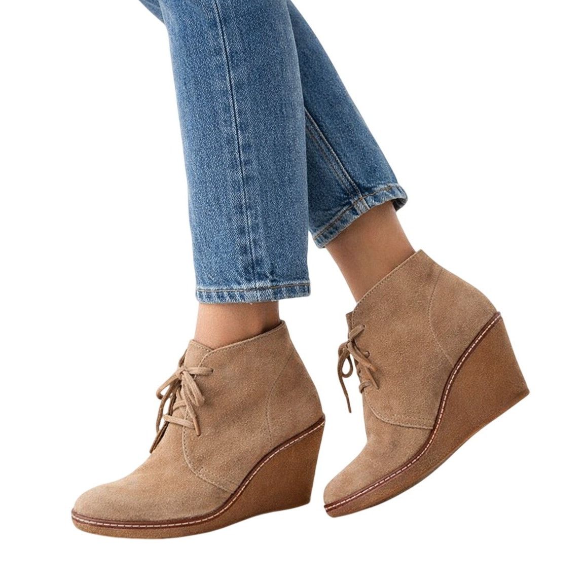 J.Crew J.Crew MacAlister 3" Wedge Booties Italian Leather | Sz 5 Size US 5 / IT 35 - 1 Thumbnail