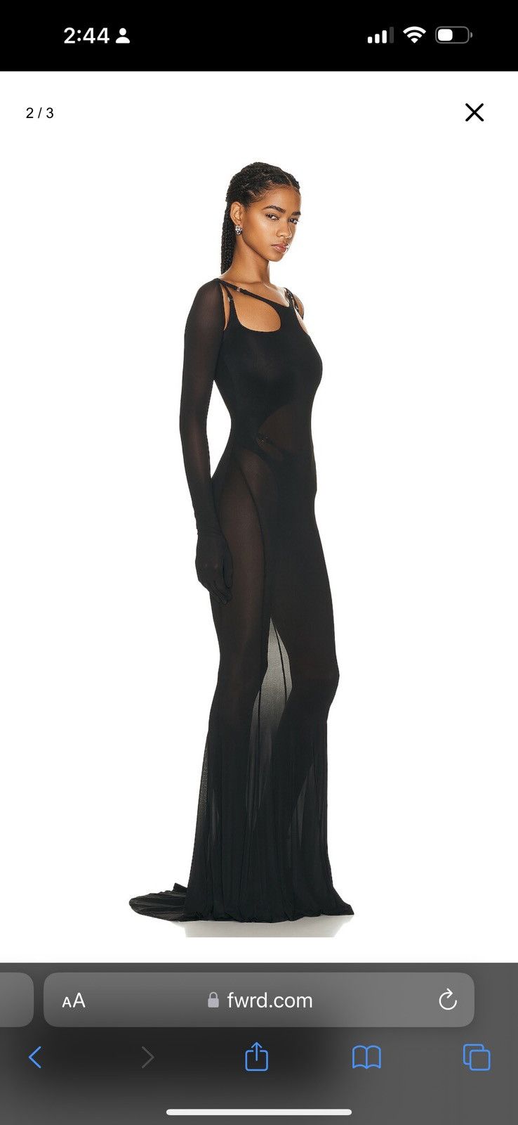 Dion Lee Dion Lee Gloved Loop Gown Size XS / US 0-2 / IT 36-38 - 2 Thumbnail