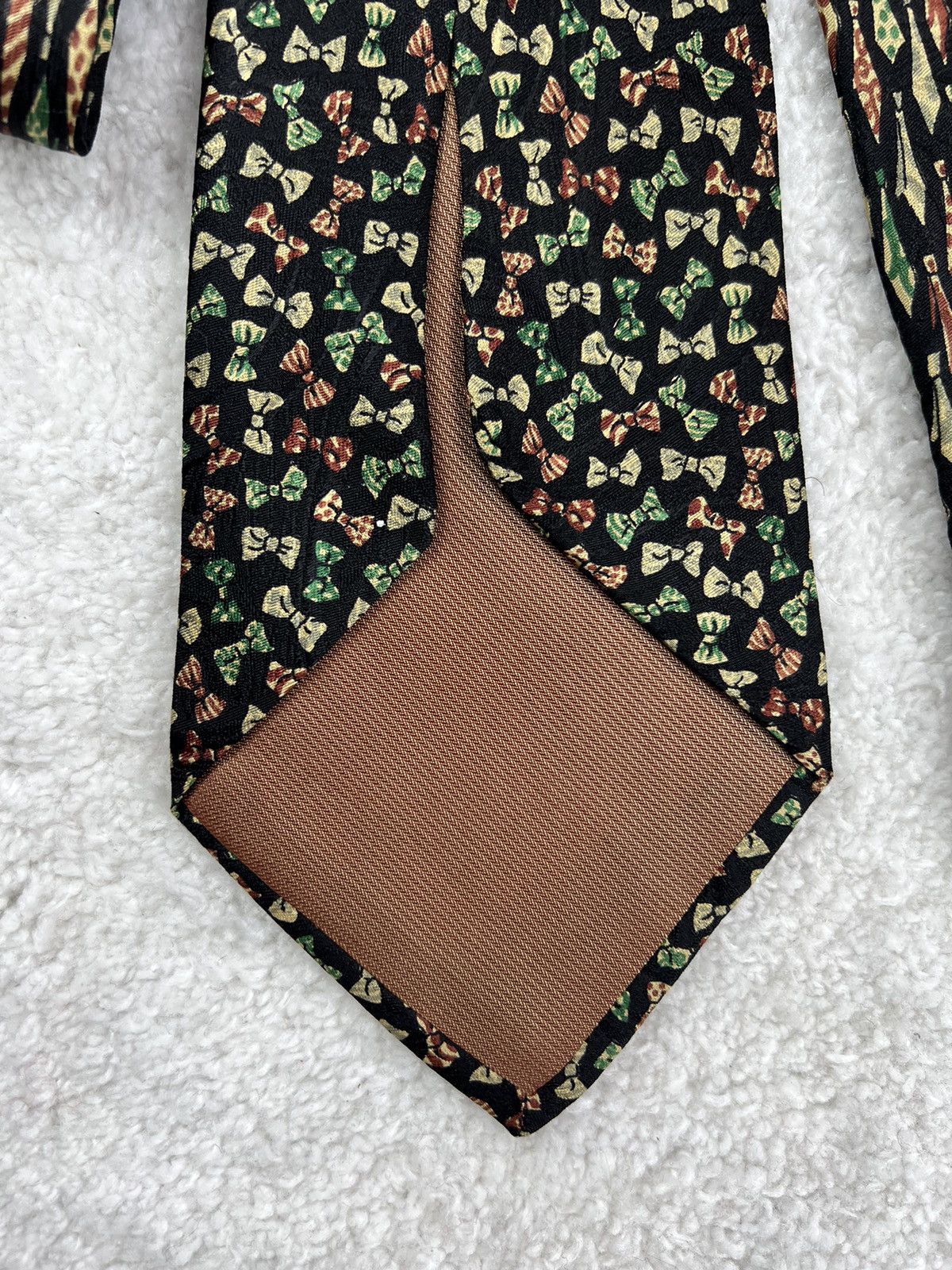 Ermenegildo Zegna Vintage Ermenegildo Zegna Silk Geometric Luxury Tie Size ONE SIZE - 7 Thumbnail