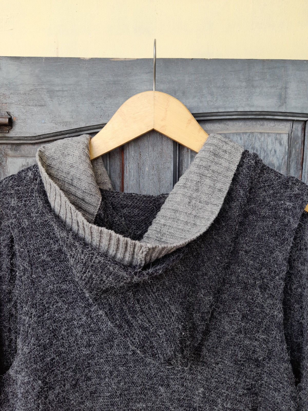 Japanese Brand Vintage Knit Hoodie Vest Elegant Rainbow Grunge Layering Y2K Size US M / EU 48-50 / 2 - 9 Thumbnail