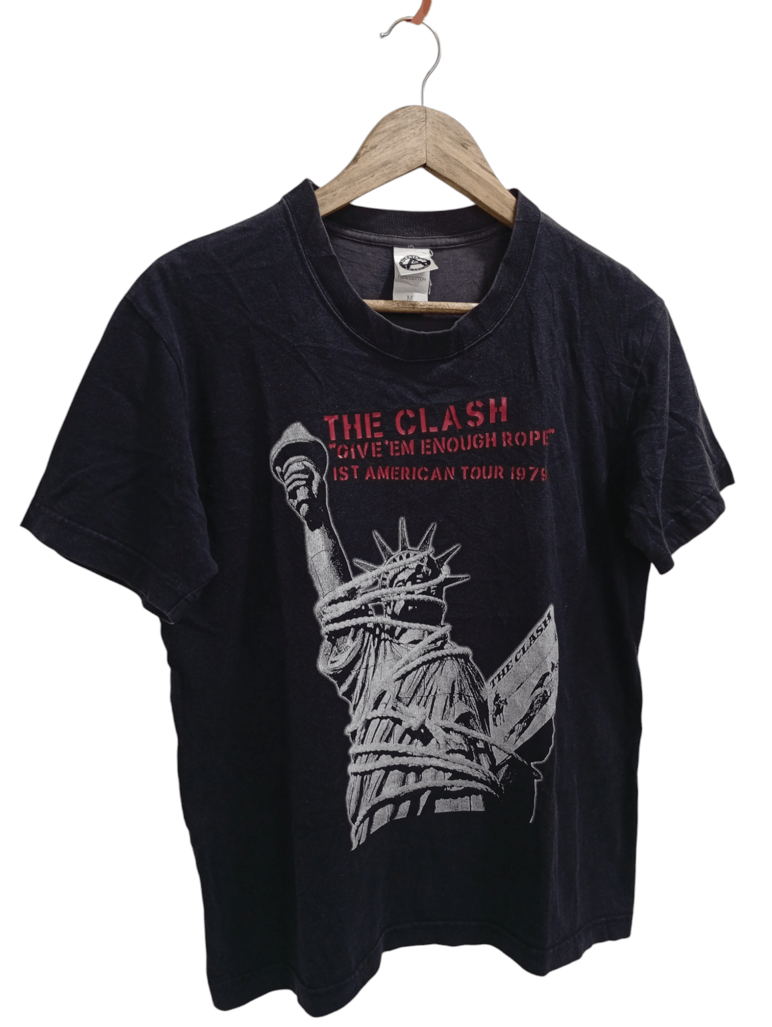 Band Tees × Vintage 🔥🔥The Clash Give'Em Enough Rope 1st American Tour 1979 Tee Size US M / EU 48-50 / 2 - 2 Thumbnail
