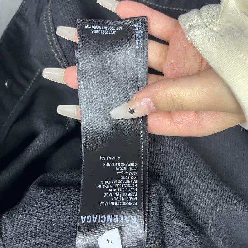 Balenciaga Balenciaga Black Solid Print Lapel Single Breasted Long Sle Size US XXL / EU 58 / 5 - 8 Thumbnail