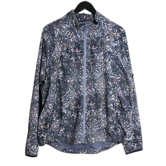 Athleta Athleta Run With It Jacket Kinetic Abstract Multi Zip Up Size XL / US 12-14 / IT 48-50 - 1 Thumbnail
