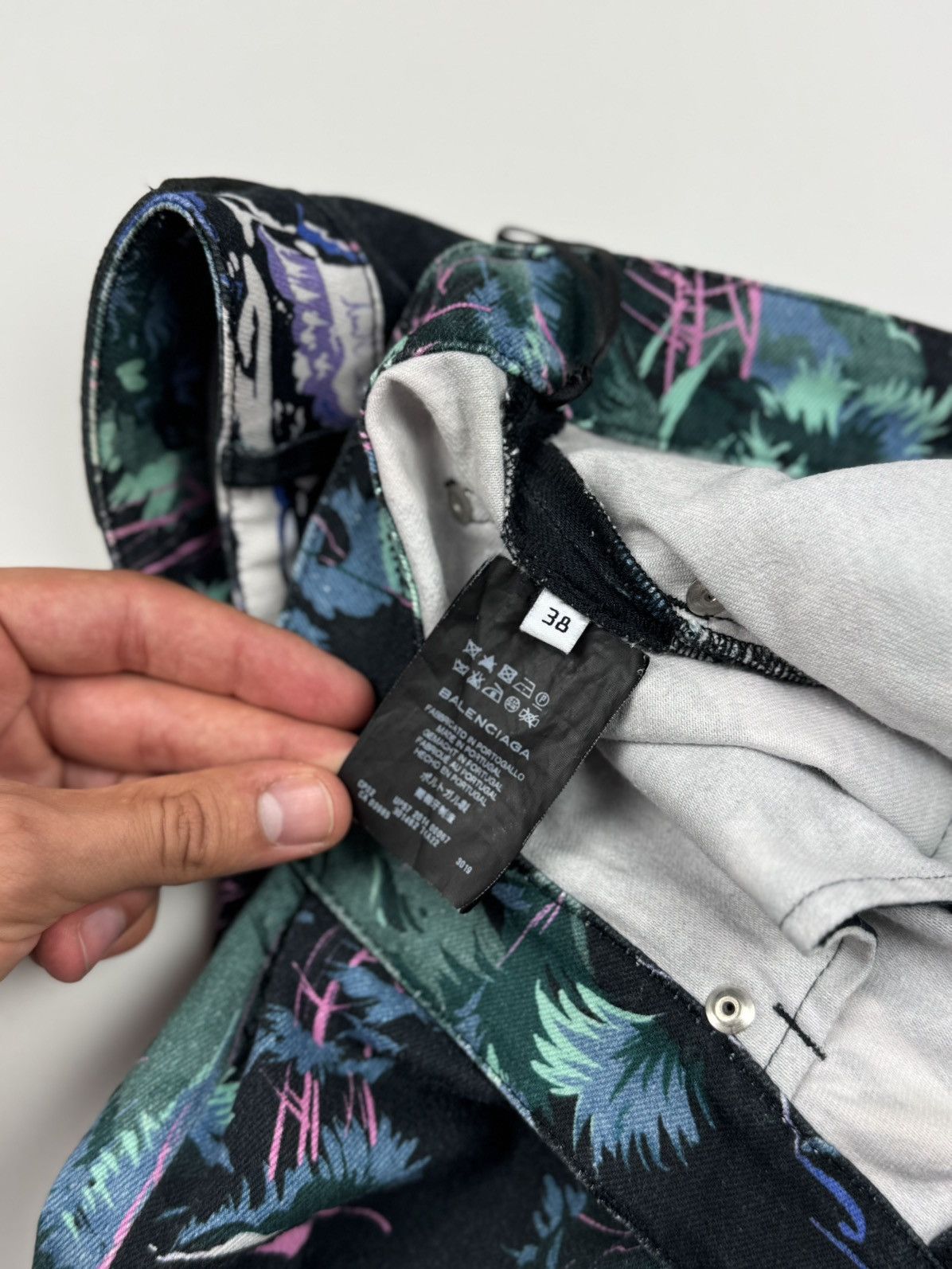 Balenciaga Balenciaga Forest Graphic Skinny Pants Size 26" / US 2 / IT 38 - 14 Thumbnail
