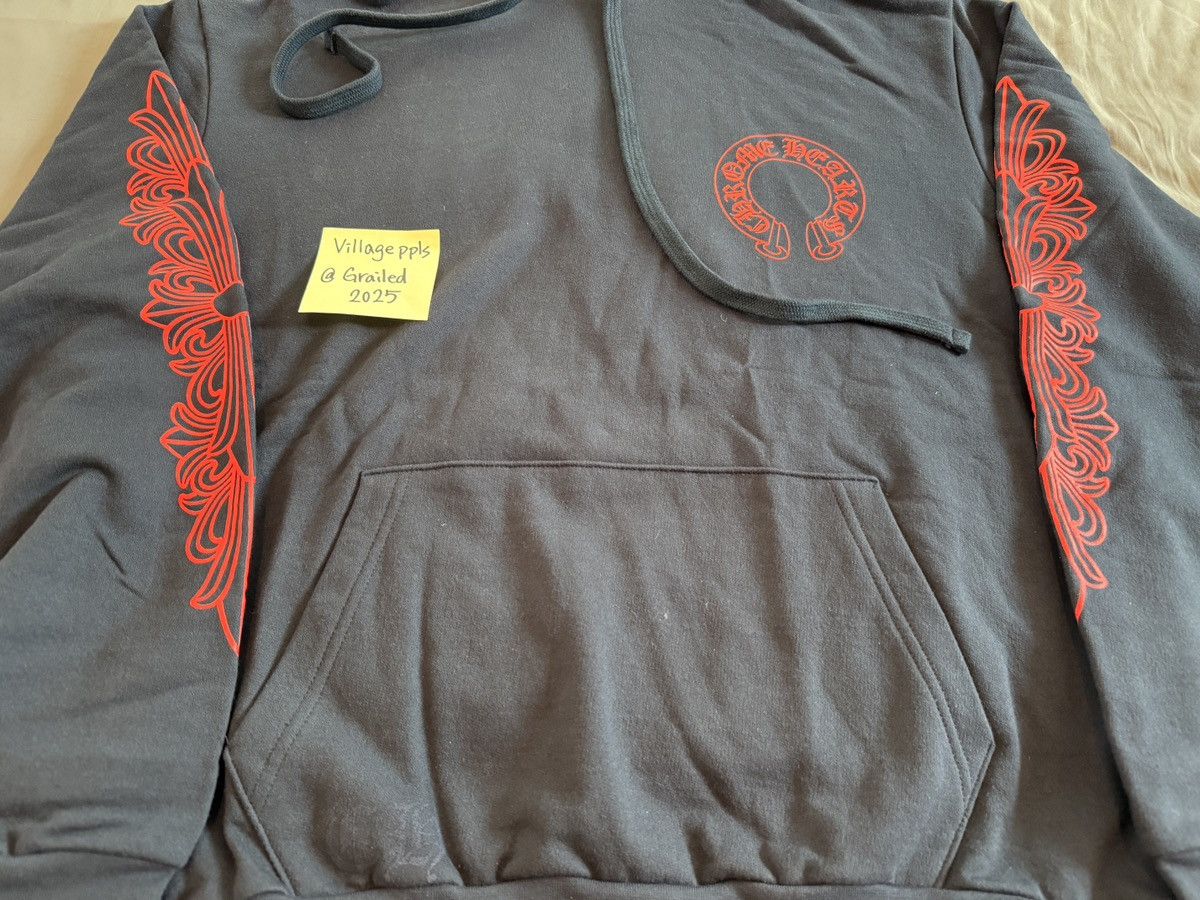 Chrome Hearts Chrome Hearts Blue Hoodie Size US L / EU 52-54 / 3 - 3 Thumbnail