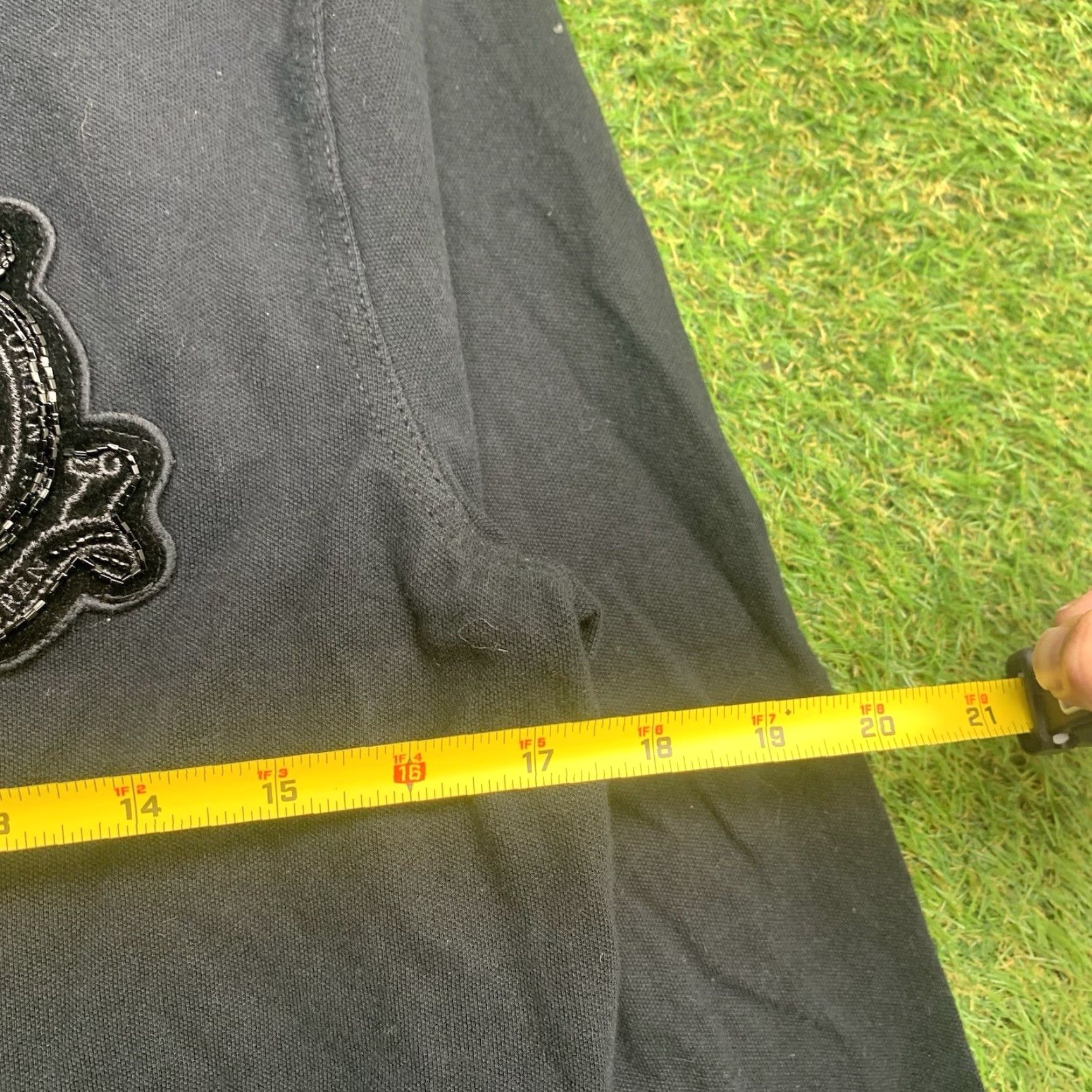 Polo Ralph Lauren Polo Ralph Lauren 90s Sport Sweater Women's Large Black Cable-Knit V-Neck Long Sleeve Crest Logo Casual Size L / US 10 / IT 46 - 5 Thumbnail