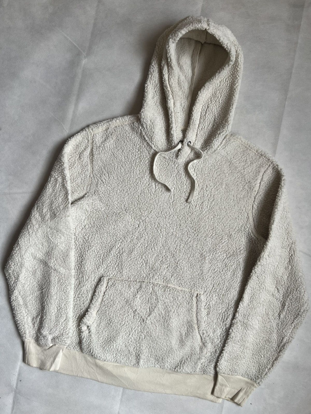 Gap Gap Fleece Sherpa Lining White Pullover Hoodie Size US S / EU 44-46 / 1 - 7 Thumbnail