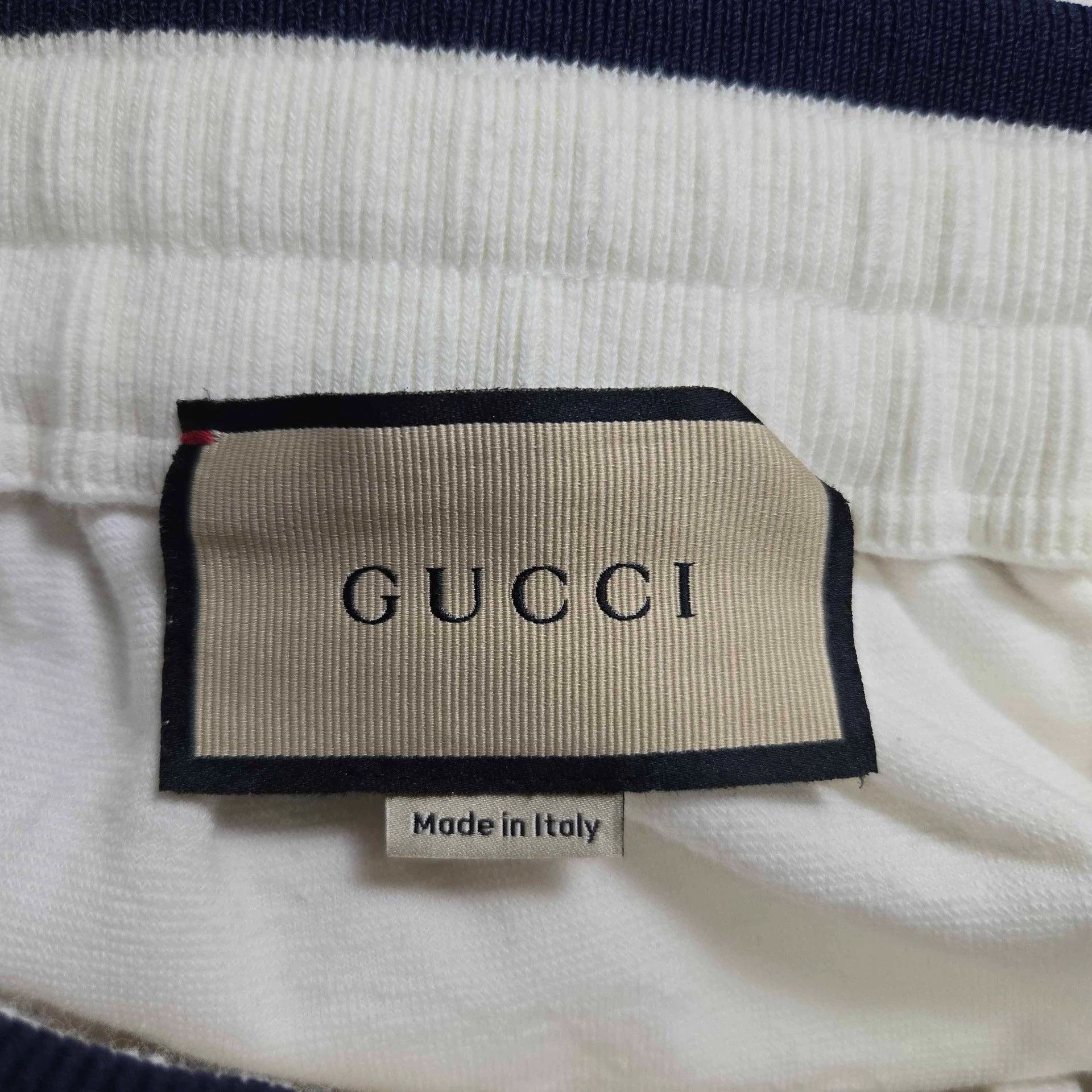 Gucci gucci gg pattern cotton shorts in white Size US 27 - 6 Thumbnail