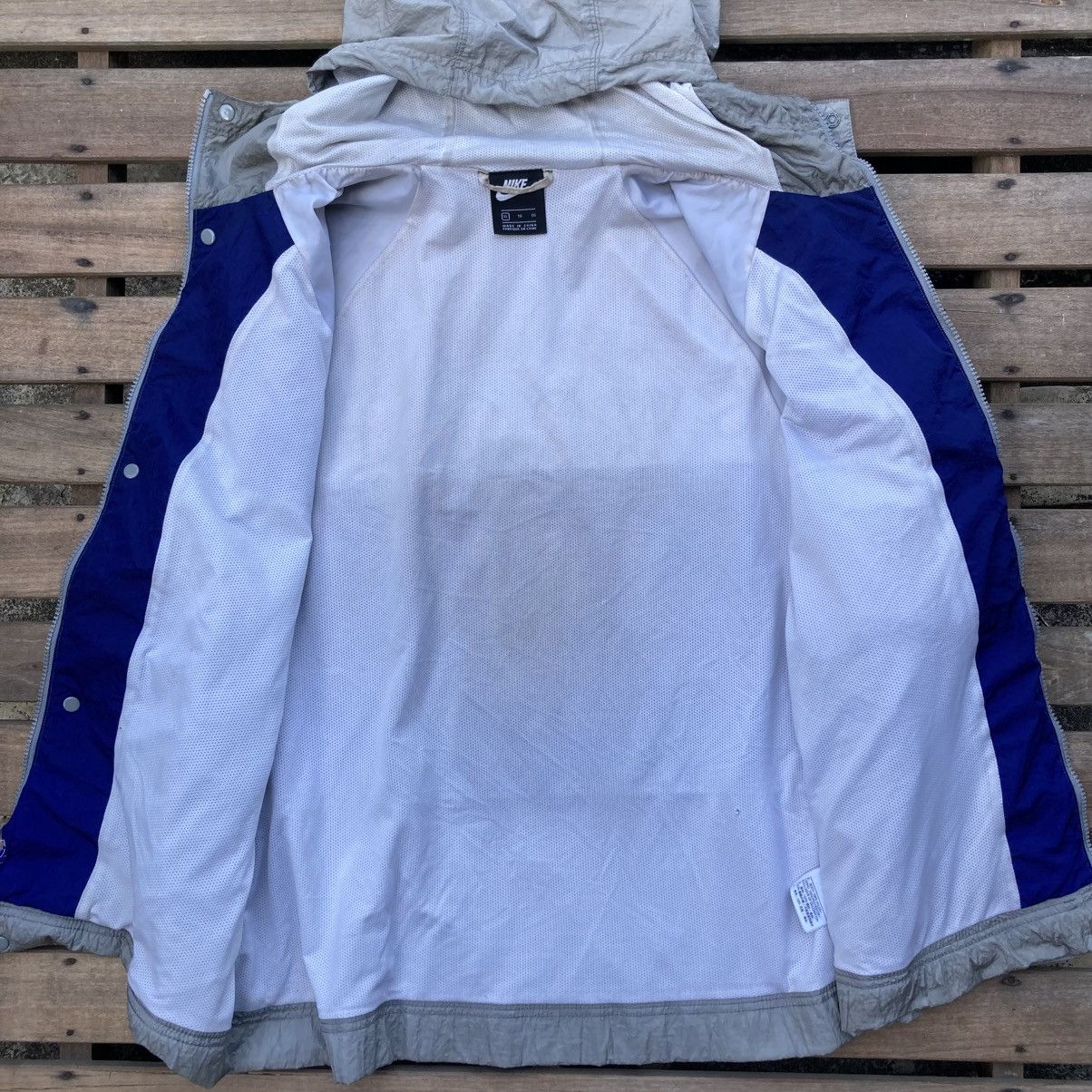 Nike Vintage Distressed 90s Nike Double Swoosh Light Jacket Size US XL / EU 56 / 4 - 14 Thumbnail