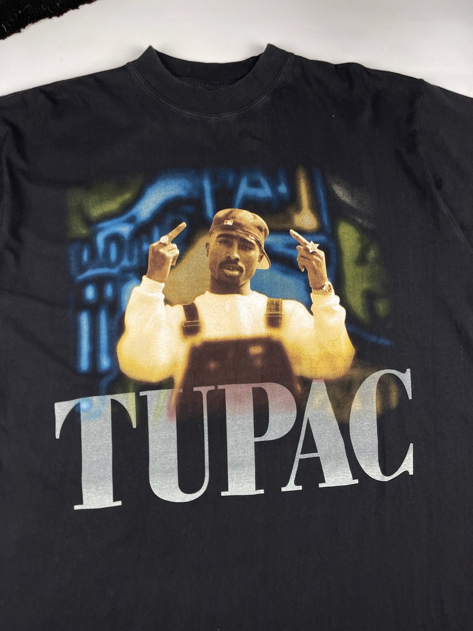 Band Tees Vintage Tupac Rap Tee 2pac tshirt Size US XL / EU 56 / 4 - 2 Thumbnail