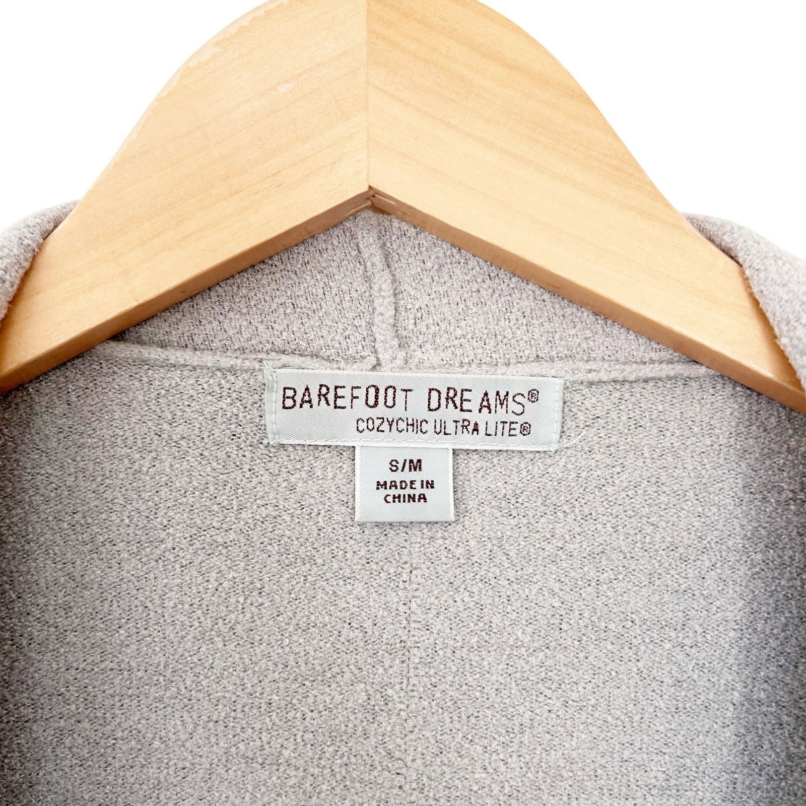 Other Barefoot Dreams Cozychic Ultra Lite Gray Cardigan Sz S/M Size S / US 4 / IT 40 - 2 Thumbnail