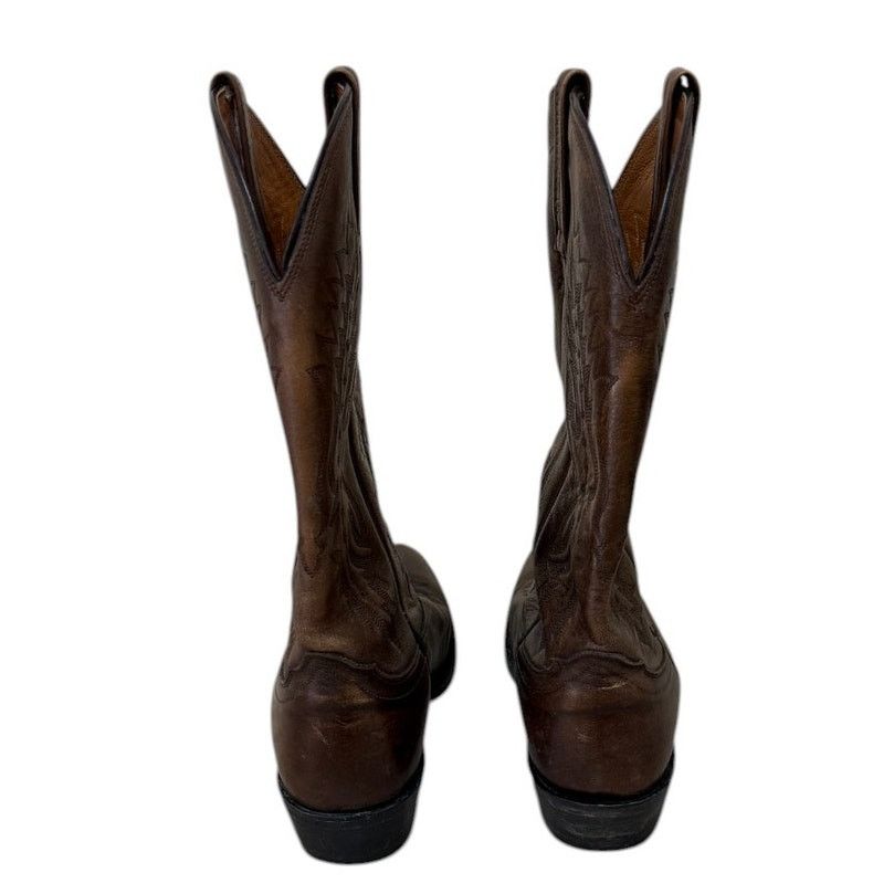 Nocona Boots Nocona Boots Men 9D Brown Leather Cowboy Western Festival Size US 9 / EU 42 - 7 Thumbnail