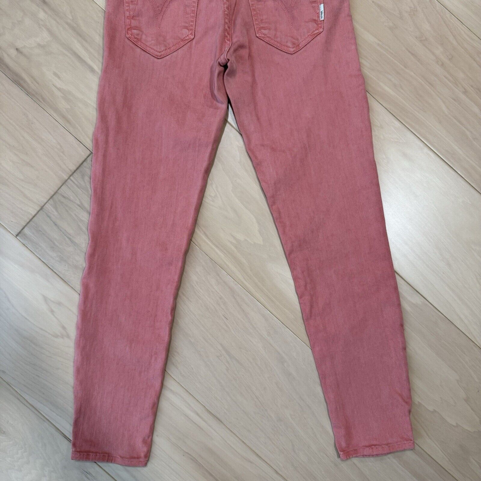 MOTHER Mother The Looker Crop Jeans Women's 27 Red Pink Size 27" / US 4 / IT 40 - 8 Thumbnail