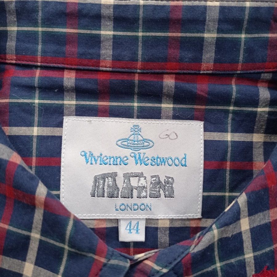 Vivienne Westwood vivienne westwood man plaid tartan round collar shirt Size US S / EU 44-46 / 1 - 5 Thumbnail