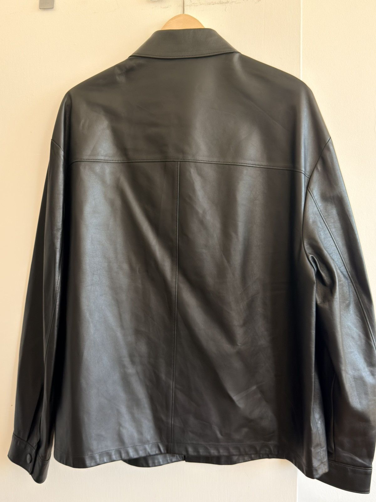 Prada Prada Nappa Leather Shirt Size US M / EU 48-50 / 2 - 15 Thumbnail