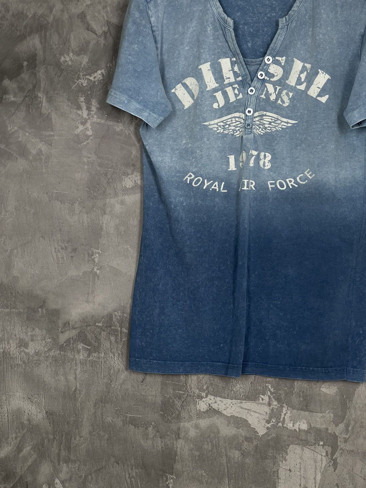 Diesel × Japanese Brand Vintage Y2K Diesel Faded Distressed Grunge 90s T-shirt Size US M / EU 48-50 / 2 - 5 Thumbnail