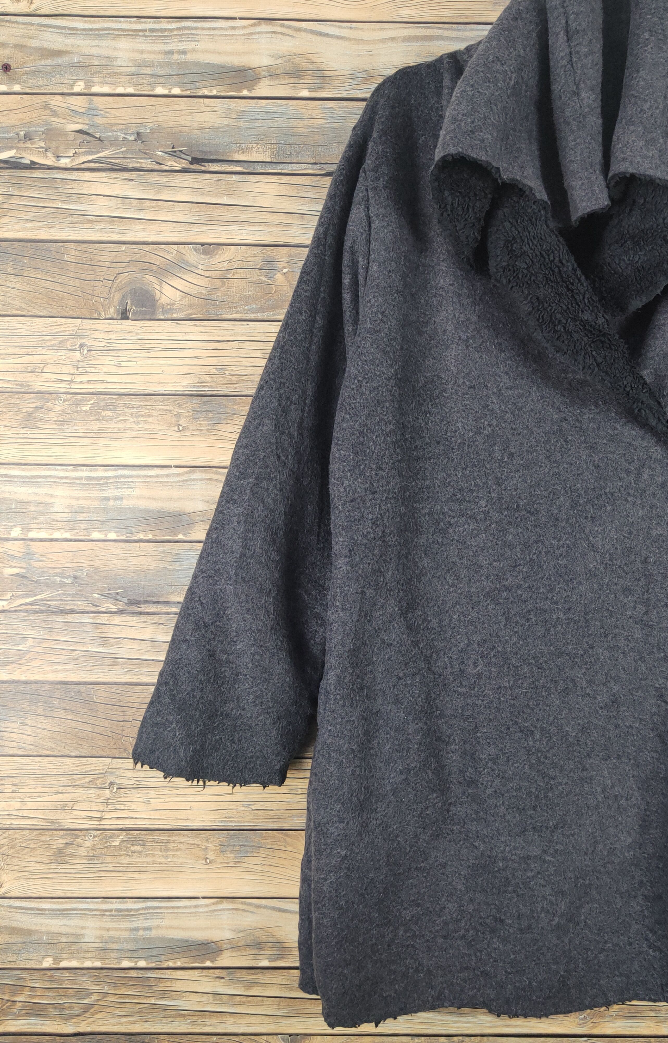 Japanese Brand × Vintage Sucre Neige Dark Gray Hoodie Winter Coats jacket Size US L / EU 52-54 / 3 - 4 Thumbnail