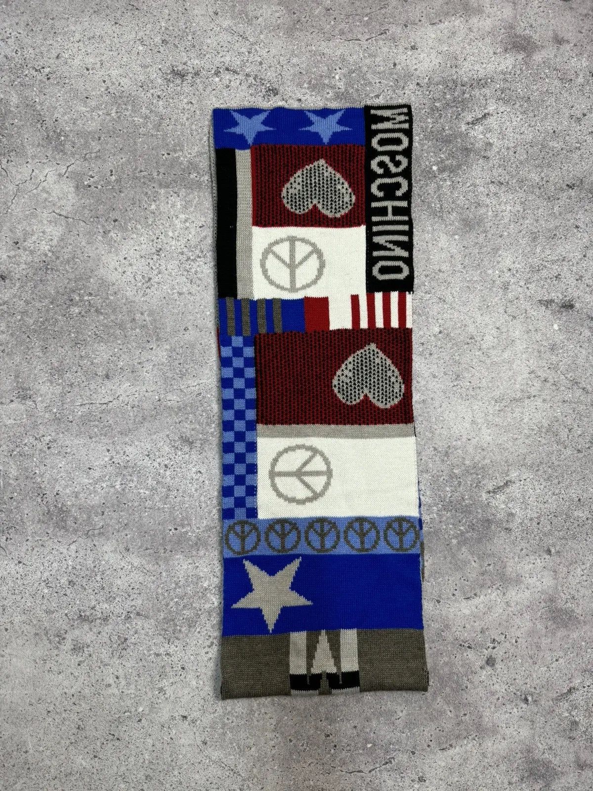 Moschino Vintage Moschino Scarf Multicolour Love Moschino wool Size ONE SIZE - 3 Thumbnail
