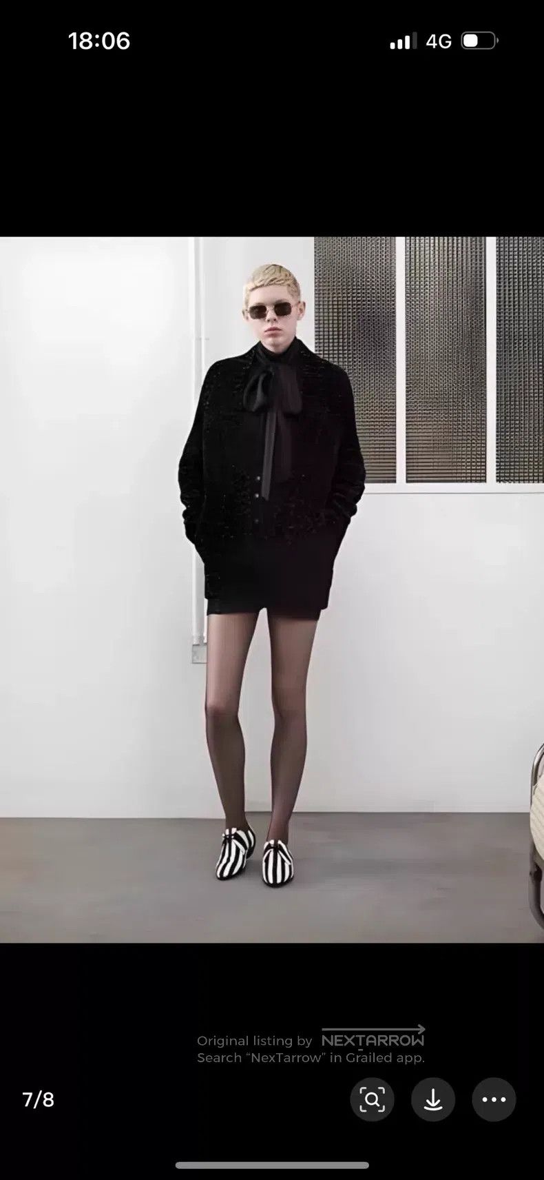 Saint Laurent Paris Saint Laurent Paris Starry glitter cardigan Size US XS / EU 42 / 0 - 7 Thumbnail