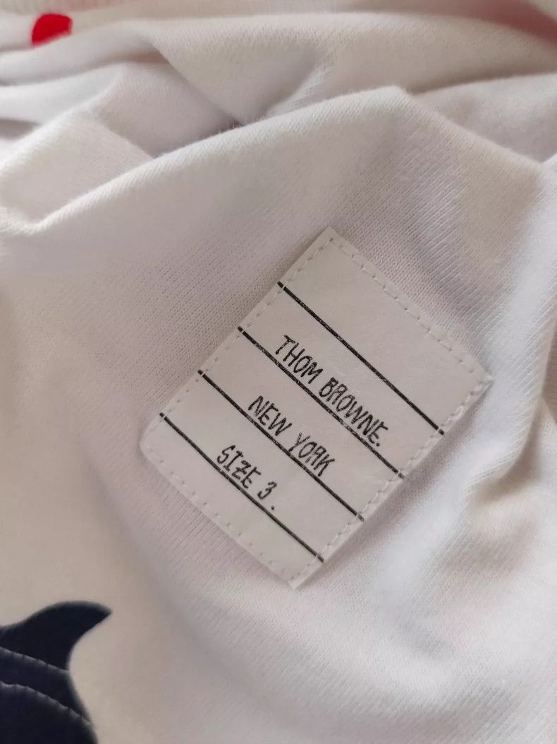 Thom Browne Thom Browne Dolphin print short sleeves Size US L / EU 52-54 / 3 - 4 Thumbnail