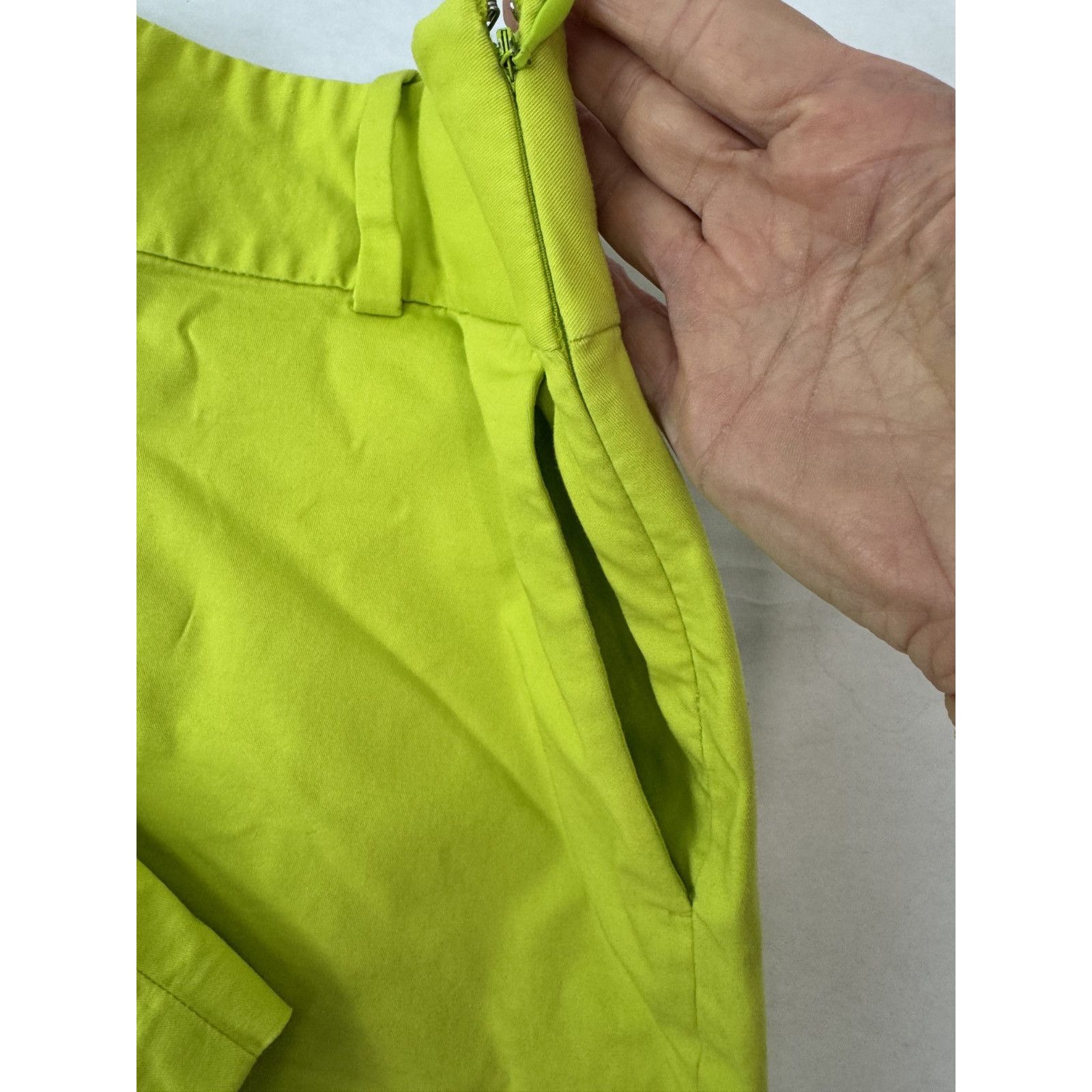 Ann Taylor Twee Ann Taylor City Short Mid Rise Yellow Chino Preppy 2 Size 26" / US 2 / IT 38 - 10 Thumbnail
