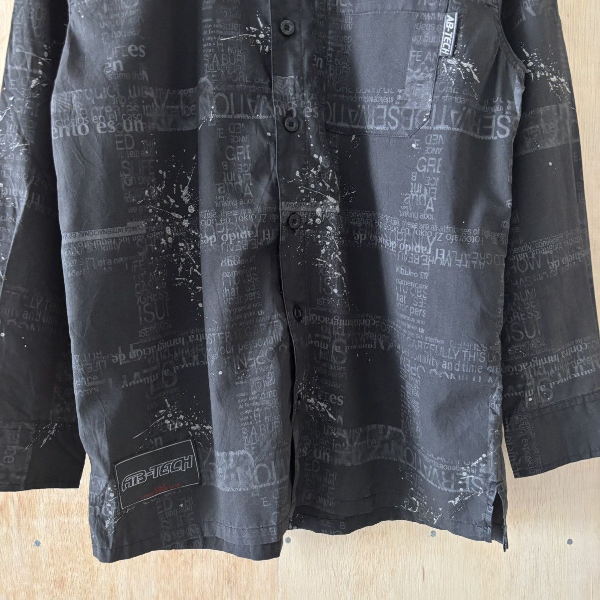 Japanese Brand Y2K Emo Grunge Gothic Poem Style Black Shirts Size US M / EU 48-50 / 2 - 3 Thumbnail
