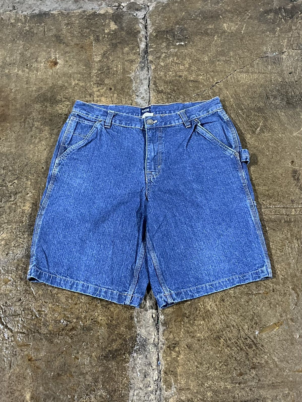 Carhartt × JNCO × Vintage Crazy Y2K Carhartt Style Baggy Jorts Workwear Skater Shorts Size US 34 / EU 50 - 2 Thumbnail