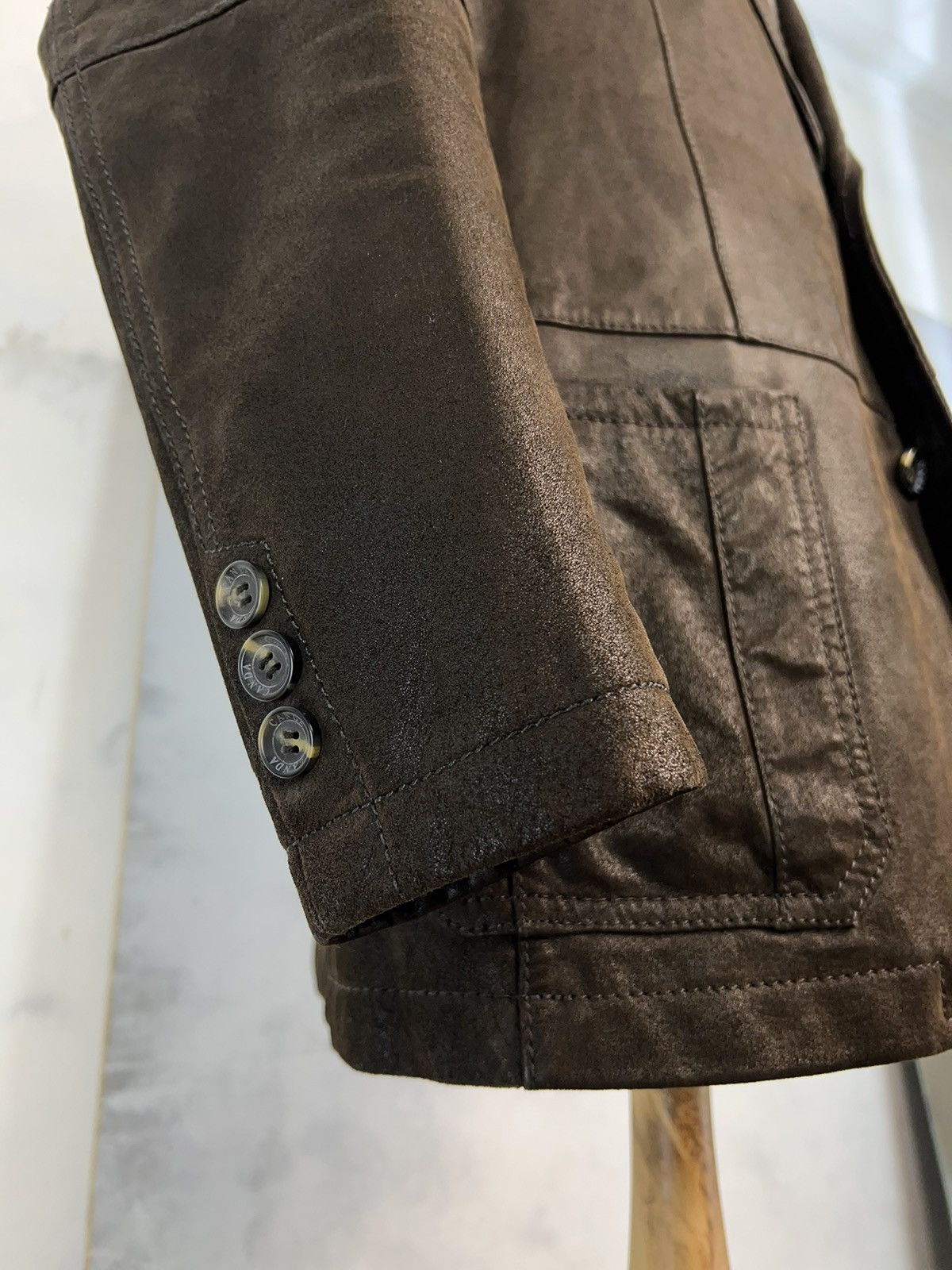 Vintage Vintage Canda Leather Blazer Jacket Size M - L Size US M / EU 48-50 / 2 - 6 Thumbnail