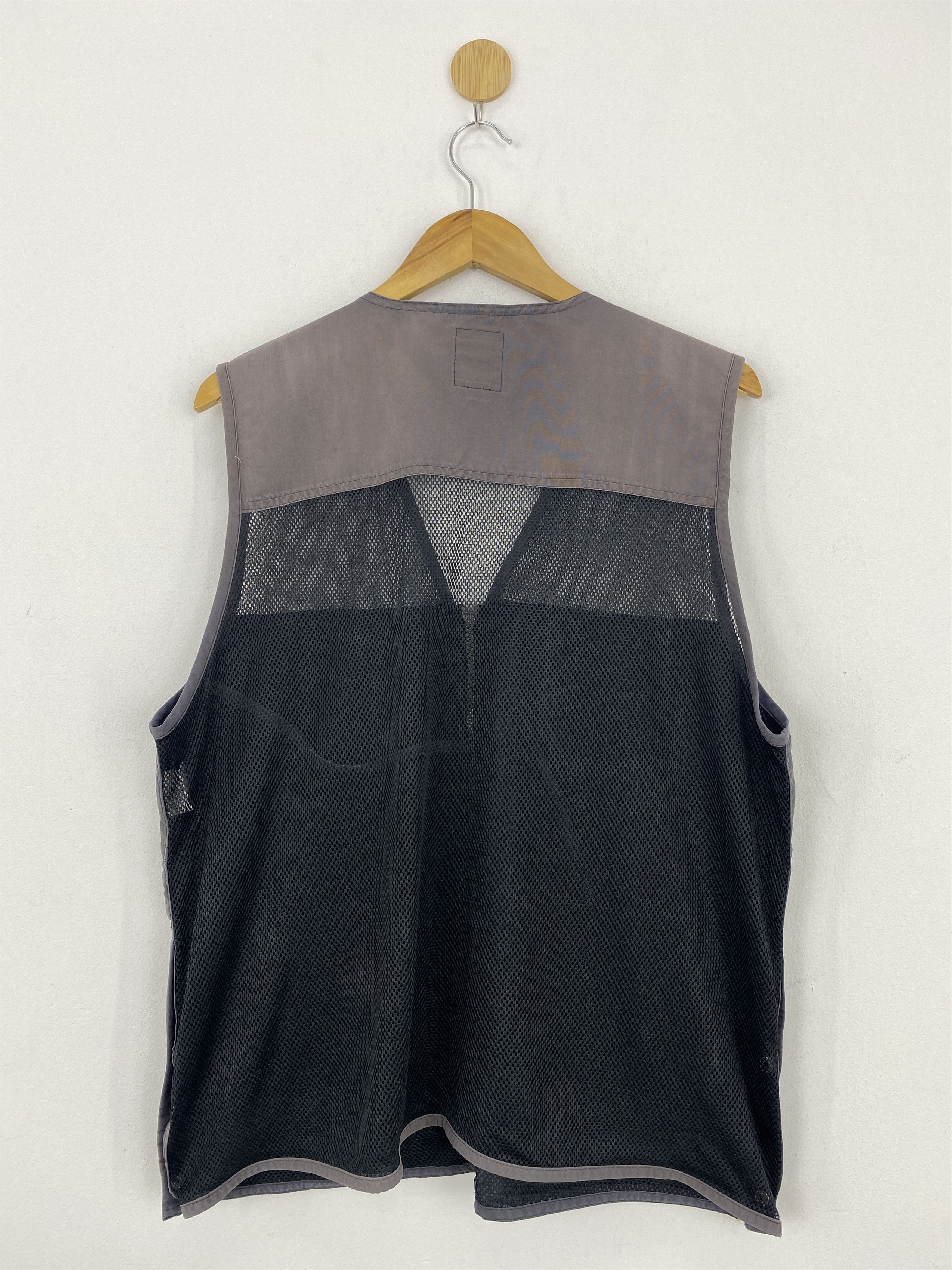 Japanese Brand Vintage Mizuno Outdoor Multi Pocket Tactical Vest J1839 Size US XL / EU 56 / 4 - 3 Thumbnail