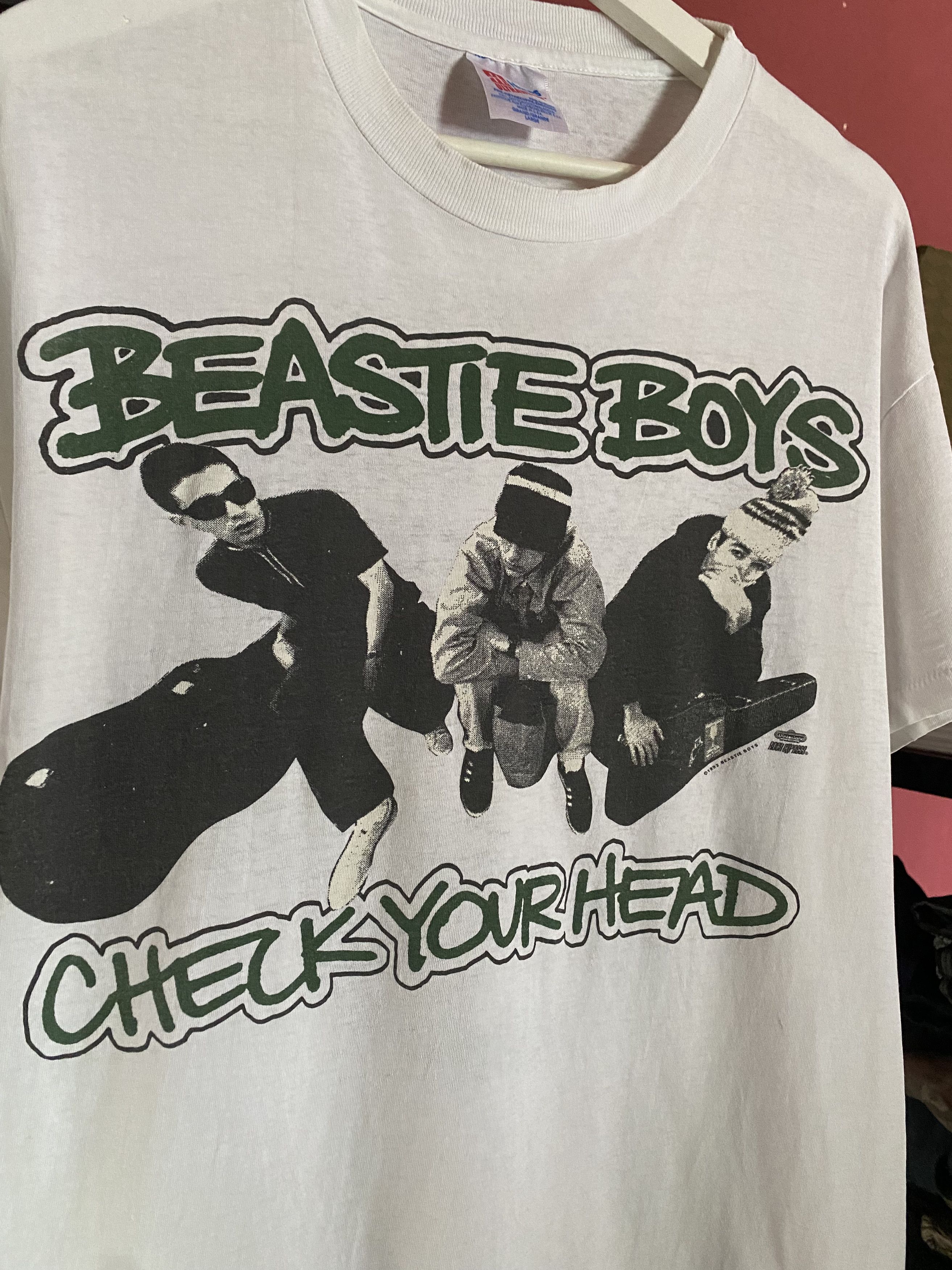 Band Tees Vintage Beastie Boys Check Your Head 90s Band Tee Size US L / EU 52-54 / 3 - 3 Thumbnail