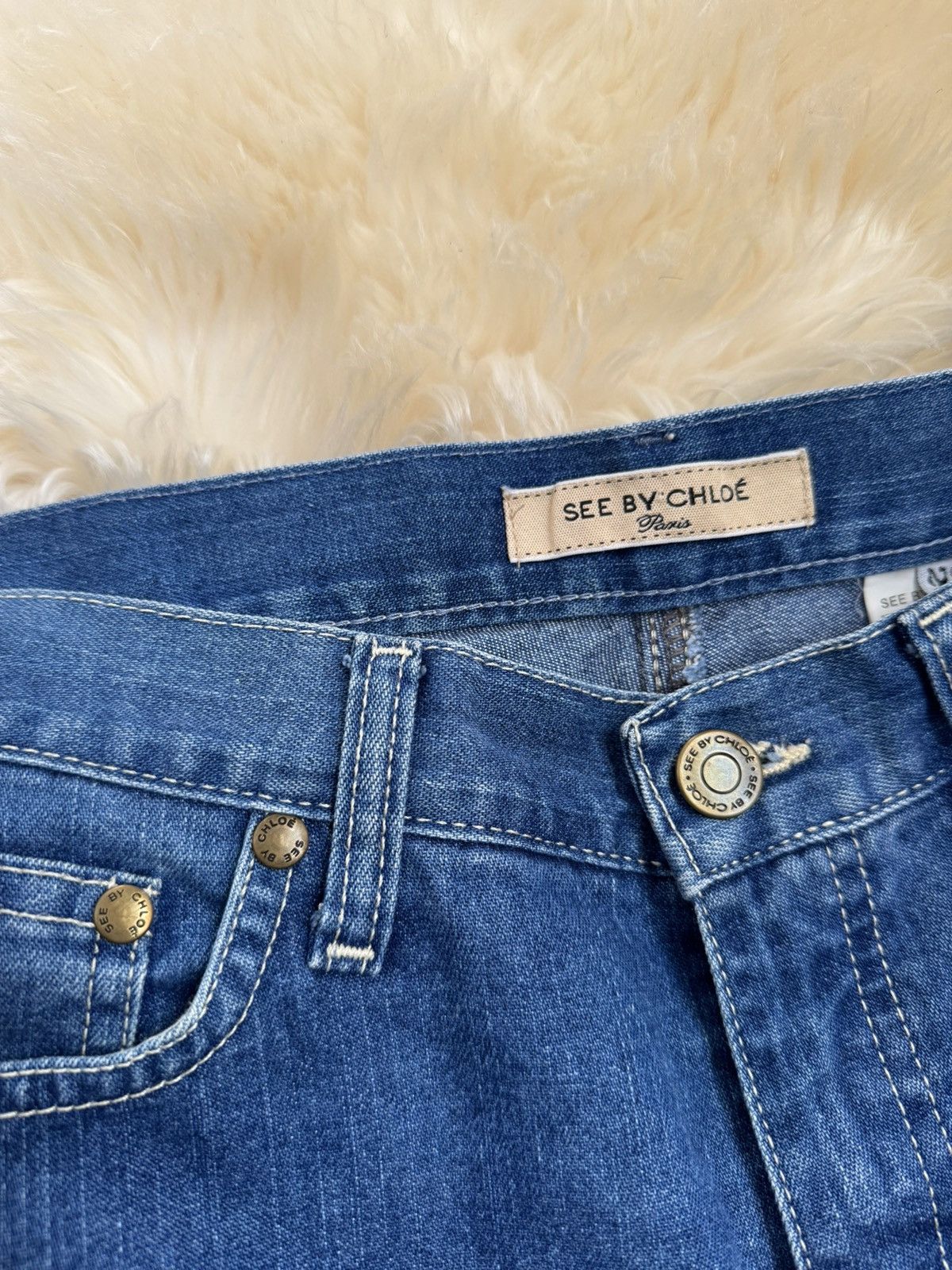 See by Chloe Vintage Jeans See by Chloe Size 27" / US 4 / IT 40 - 3 Thumbnail