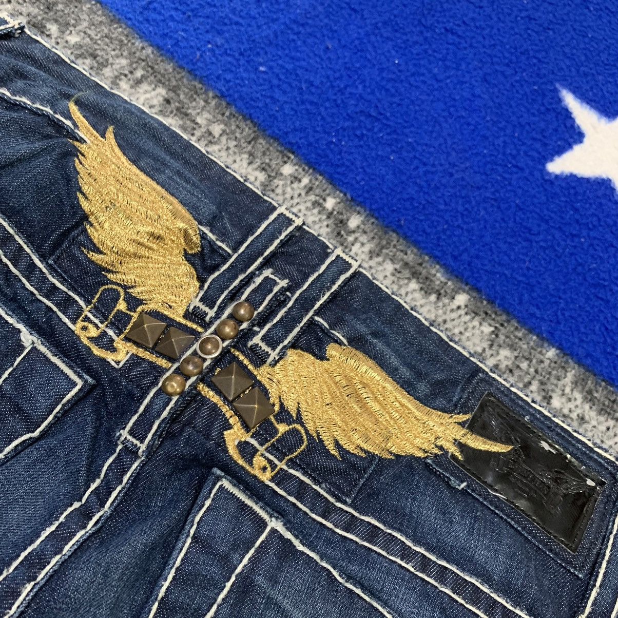 Robins Jeans Vintage Robin’s Art Embroidered Wings Back Bootcut Jeans Size US 32 / EU 48 - 13 Thumbnail