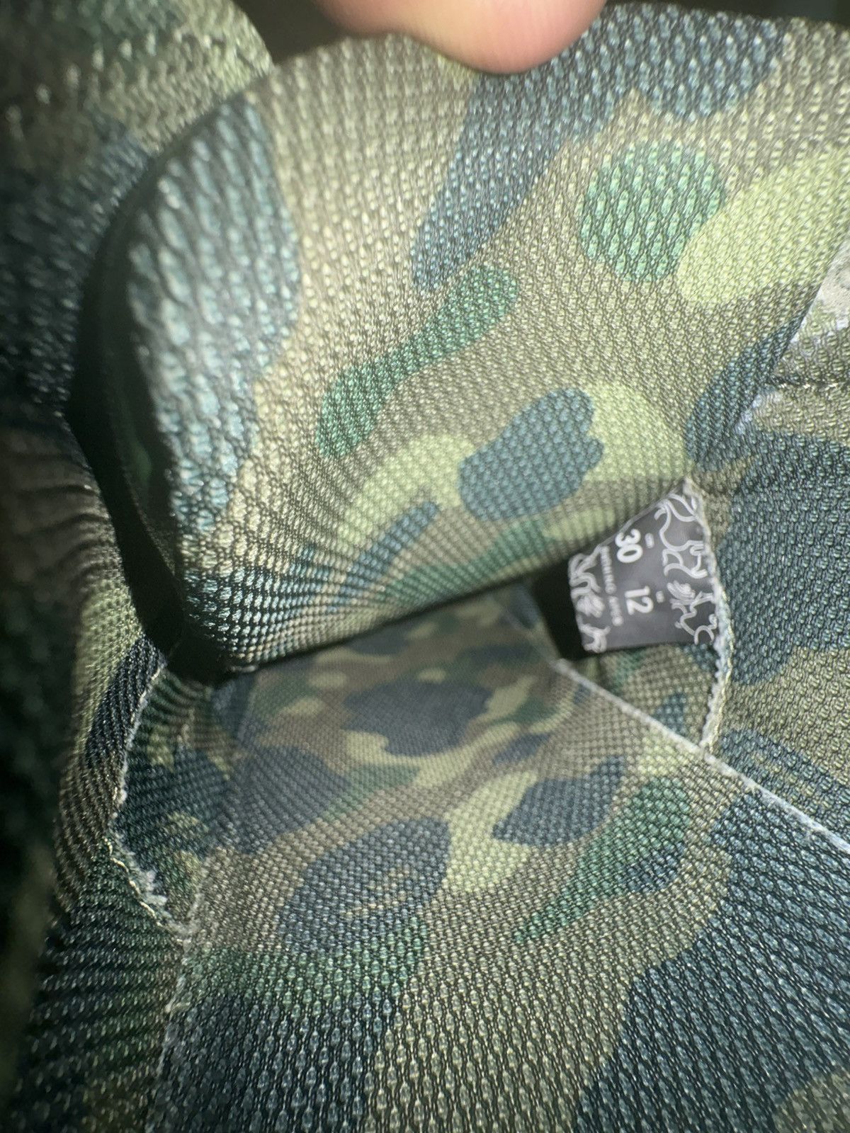 Bape Bapesta Roadsta#1 Green Camo Size US 12 / EU 45 - 10 Thumbnail