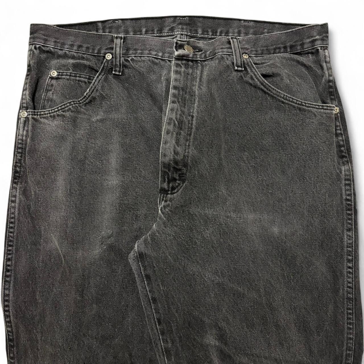 Wrangler Vintage Wrangler Faded Grey Relaxed Fit Denim Jeans Size US 37 - 3 Thumbnail